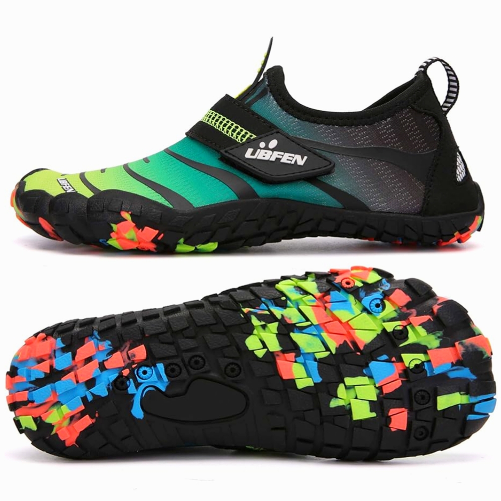 Kids Water Shoes - Green and Black